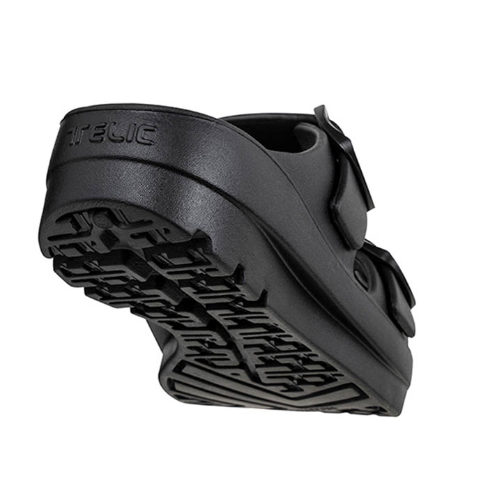 TELIC W-BUCKLE2 テリック ダブルバックル サンダル ブラック
