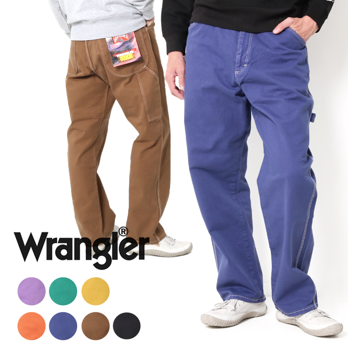 Wrangler ラングラー ワイドペインター WM4989 メンズ ペインターパンツ ルーズ ボトムス ゆったり ワイド ストリート ワークパンツ  アメカジ 太め