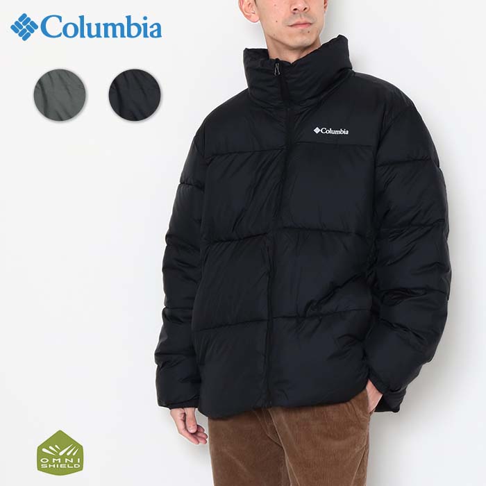 Columbia コロンビア パフェクト2 ジャケット WM9488 ダウン コート 中綿 綿 防寒 厚手 ワンポイント ミニマル ビッグシルエット  限定 シルバー グレー ブラック