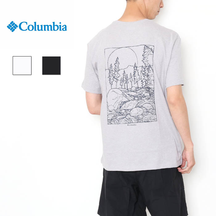tシャツ Columbia コロンビア ロッカウェイリバー バック グラフィック