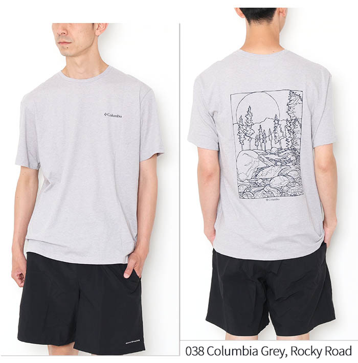 Columbia コロンビア ロッカウェイリバー バック グラフィック