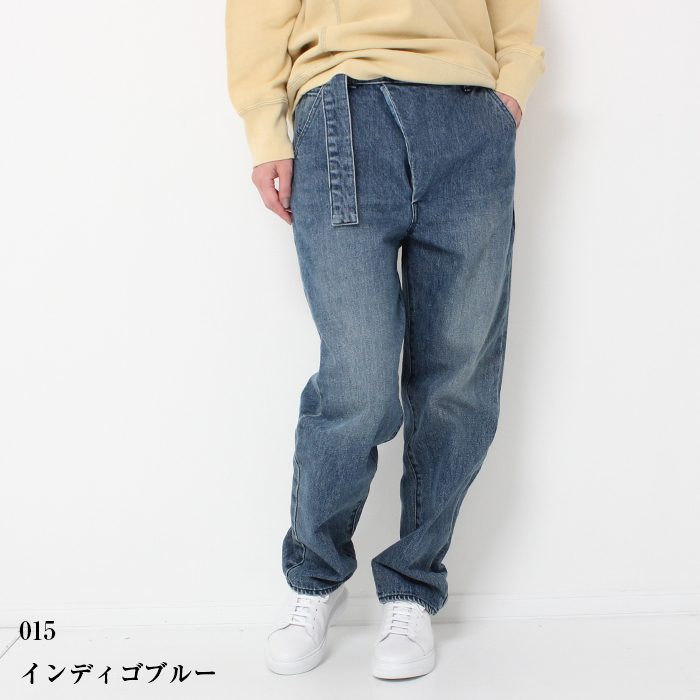 Johnbull ジョンブル ラップ ジーンズ ZP321-015 レディース 女性 デニム ジーパン S M L ゆったり 日本製 国産