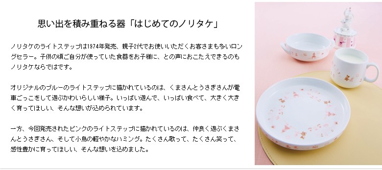 【新品・未使用】ノリタケ　ライトステップ　ベビー食器　ブルー 楽天市場】楽天ランキング受賞！当日出荷 10％OFFクーポン配布