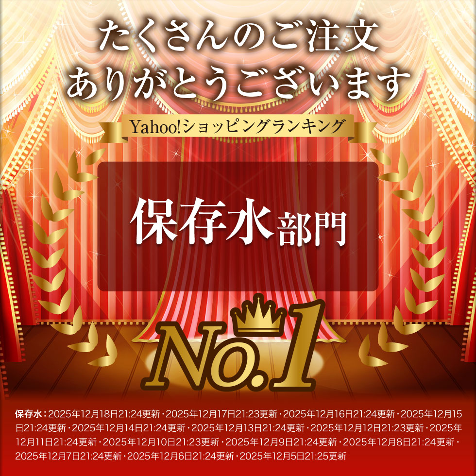 長期保存水ランキング