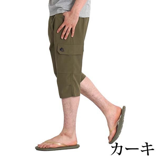 ハーフパンツ メンズ 7分丈 クロップドパンツ カーゴパンツ 七分丈パンツ 膝下 ロゴス パーク LOGOS PARK 夏用 ブランド outdoor アウトドア 2133-7363｜jyougeya｜03