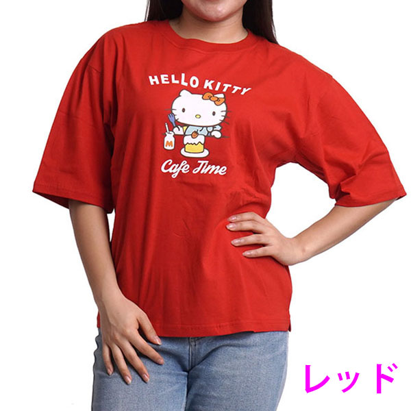 ハローキティ tシャツ レディース 半袖 キャラクター サンリオ 人気 綿
