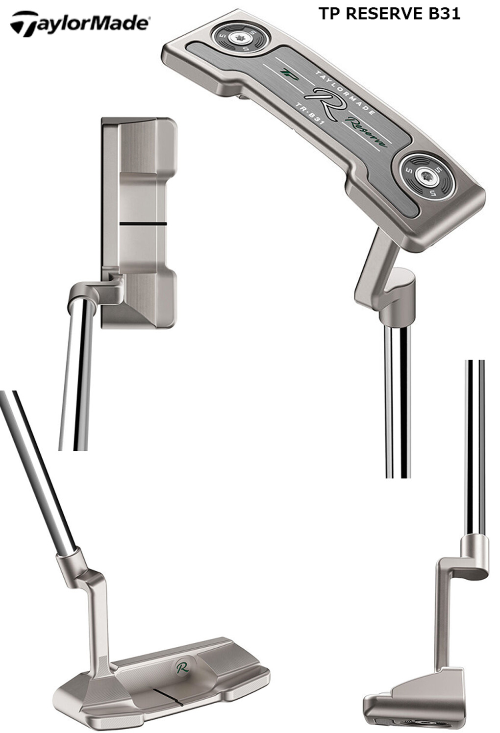 テーラーメイド　パター　TPリザーブTR-B31 TaylorMade TP Reserve TR-B31 Putter | PGA TOUR Superstore