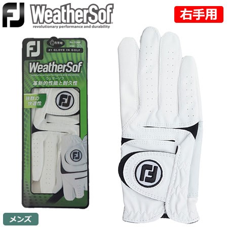 FOOTJOY フットジョイ メンズ WeatherSof ウェザーソフ グローブ FGWF18LH 右手用