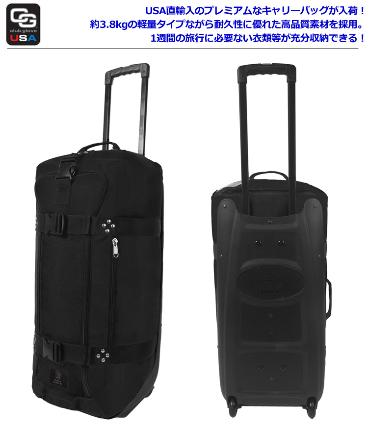 CLUB GLOVE クラブグローブ Rolling Duffle III 旅行バッグ キャリー