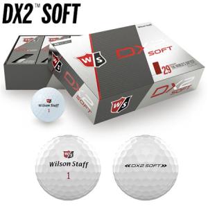 Wilson Staff ウィルソンスタッフ 2018 DX2 SOFT ゴルフボール 1ダース(12個入り) 日本正規品