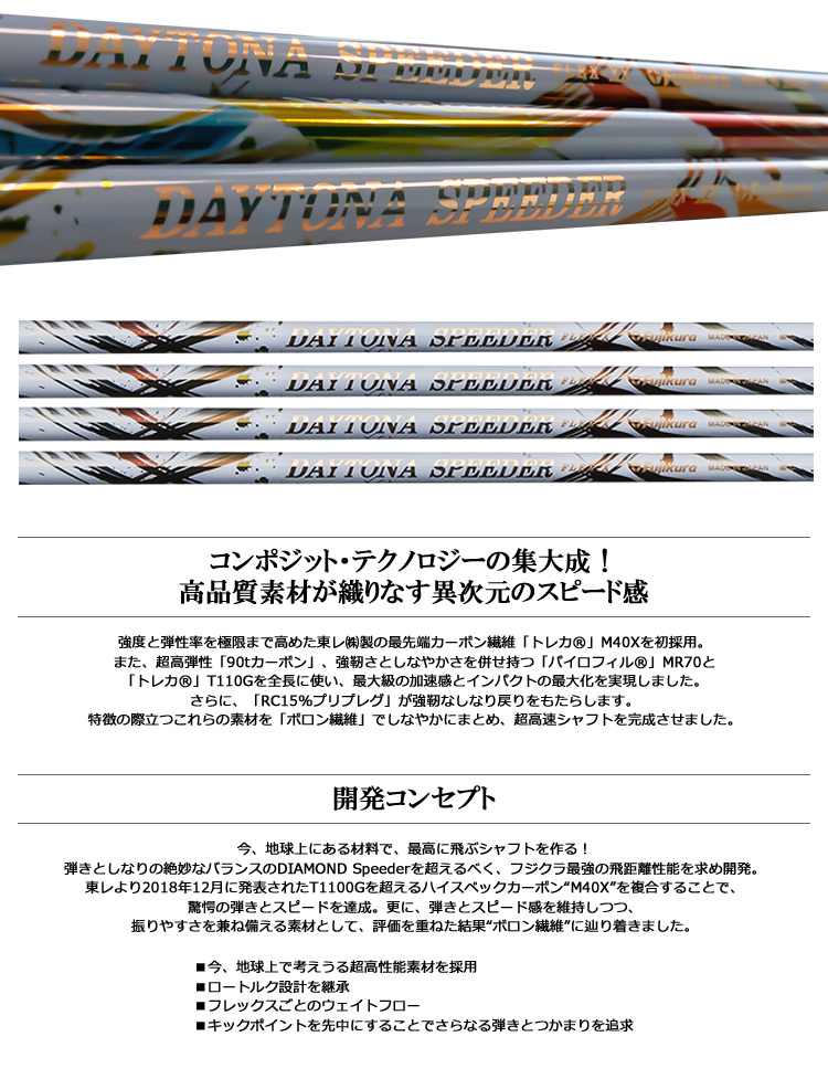 PING（ピン） スリーブ付きシャフト Fujikura DAYTONA SPEEDER (G425 
