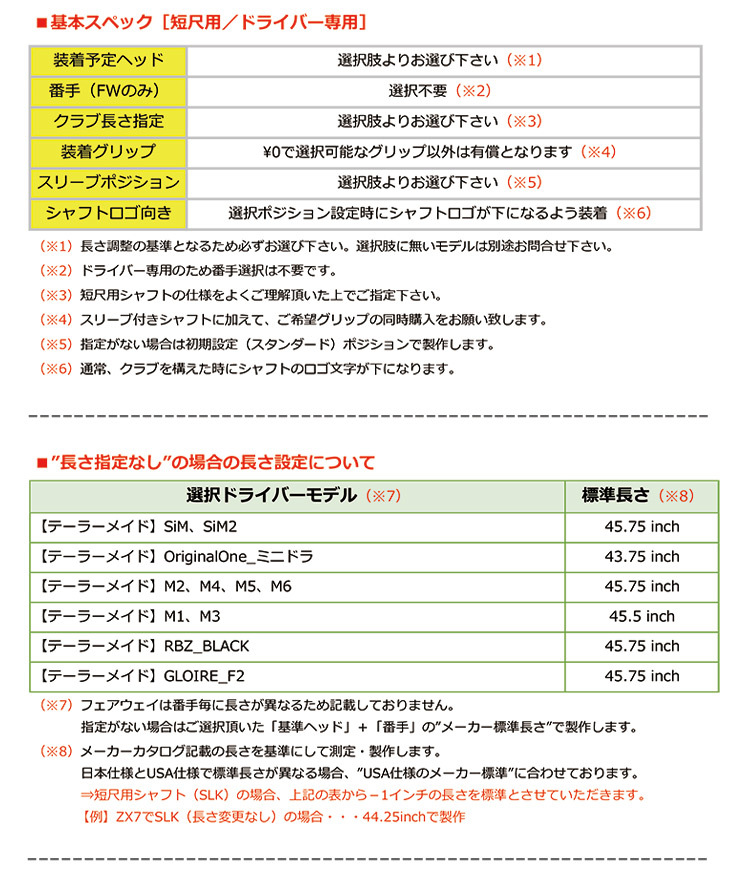 TaylorMade（テーラーメイド） スリーブ付きシャフト SPEEDER SLK 短尺