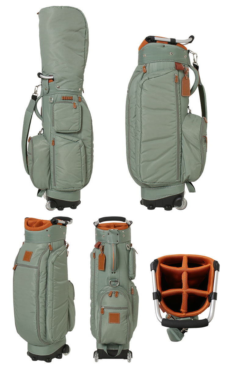 在庫限り ゴルフバック ゴルフ キャディバック OOWLS キャスター付きキャディバッグ 9.5型 JYPEH003 47インチ対応 2021年モデル  ゴルフ用バッグ