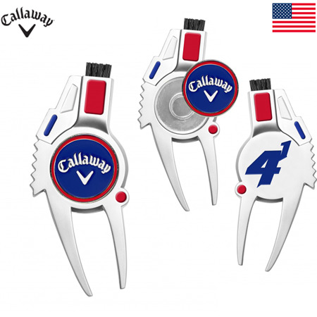 キャロウェイ 4-IN-1 DIVOT TOOL ディボットツール グリーンフォーク 0700215001304A 小物 USA直輸入品｜jypers