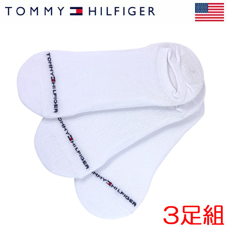 トミーヒルフィガー スニーカーソックス ホワイト メンズ フリーサイズ 3足セット Tommy Hilfiger Sneaker Liner Socks USA直輸入品