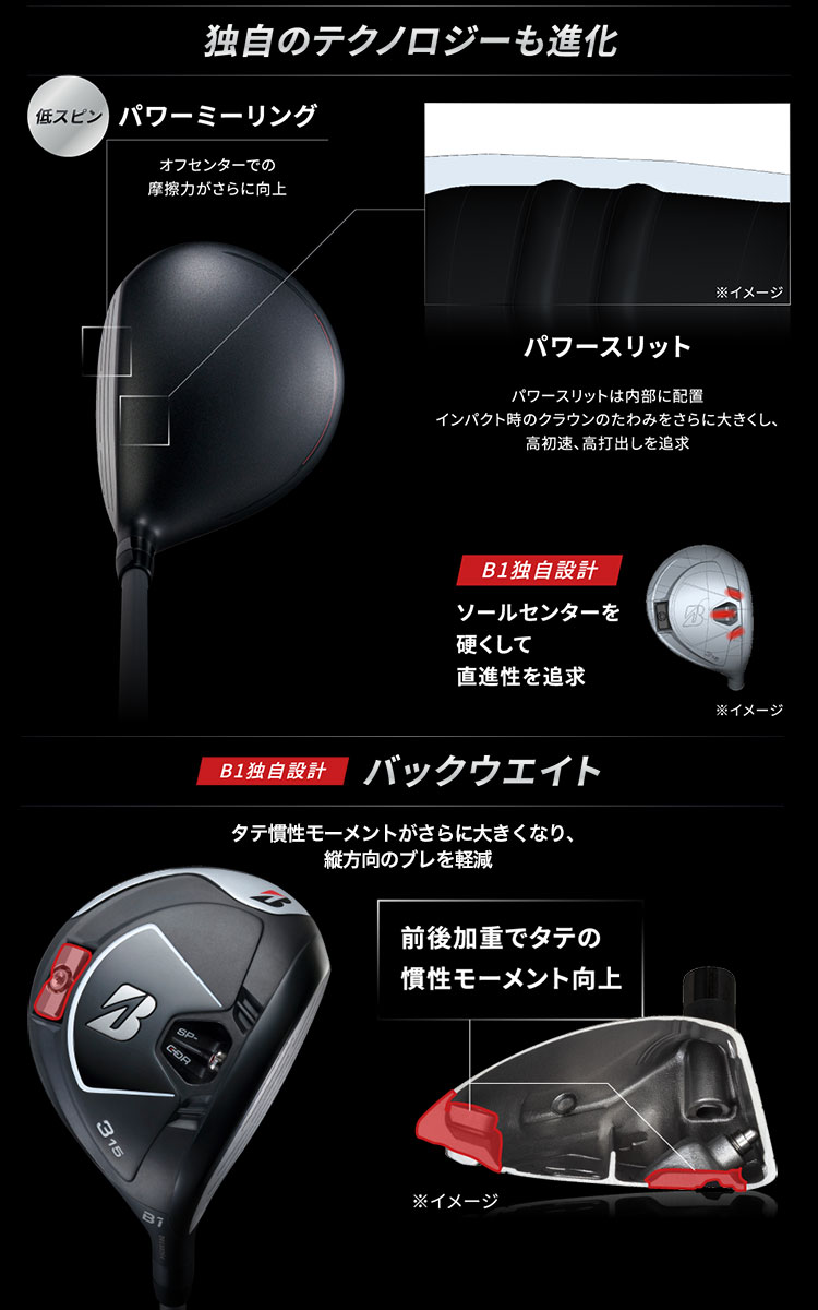 BRIDGESTONE（ブリヂストン） ブリヂストンゴルフ B1 フェアウェイ