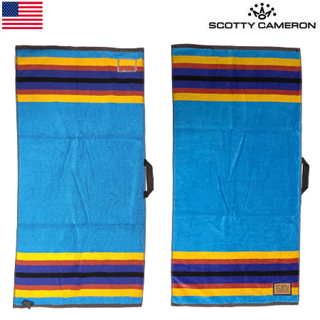 スコッティキャメロン Blue Stripe Towel ブルーストライプ Scotty Cameron USA直輸入品