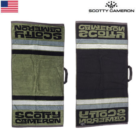 スコッティキャメロン Surf Stripe Golf Towel - Green 稀少 レア 103081 タオル USA直輸入品