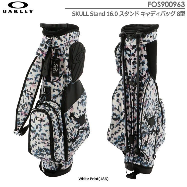 Oakley キャディーバック　スタンド式　　　 8型 OAKLEY オークリー SKULL Stand 16.0 スタンド キャディバッグ 8型 4