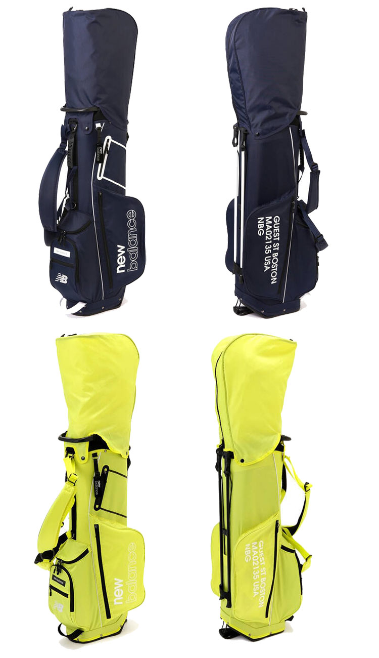 ニューバランスゴルフ 9型 スタンド式 キャディバッグ 楽天市場】ニューバランス CADDIE BAG (0124980001) ゴルフ