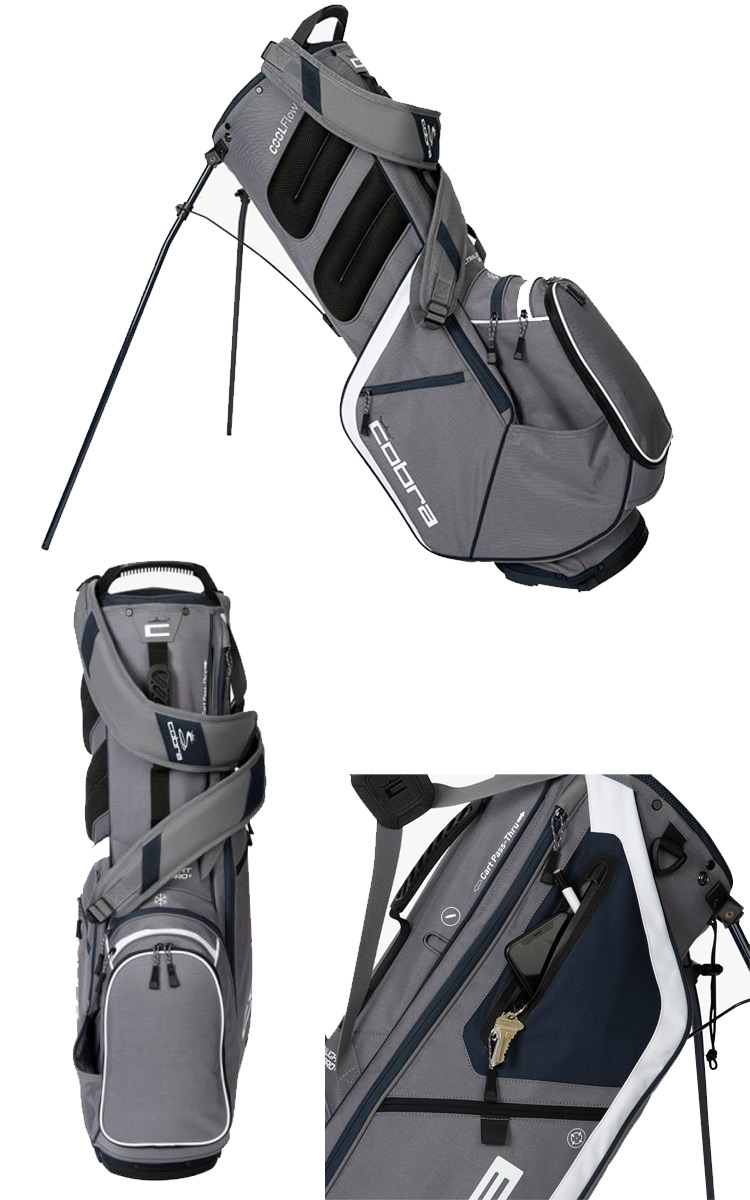 コブラ Ultralight Pro+ Stand Bag 2022 メンズ スタンドバッグ キャディバッグ 5分割 約2.3kg 軽量 フード付属  90952503 USA直輸入品