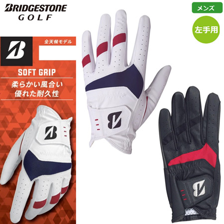 ブリヂストン SOFT GRIP メンズ グローブ 左手用 全天候対応 GLG24 日本正規品