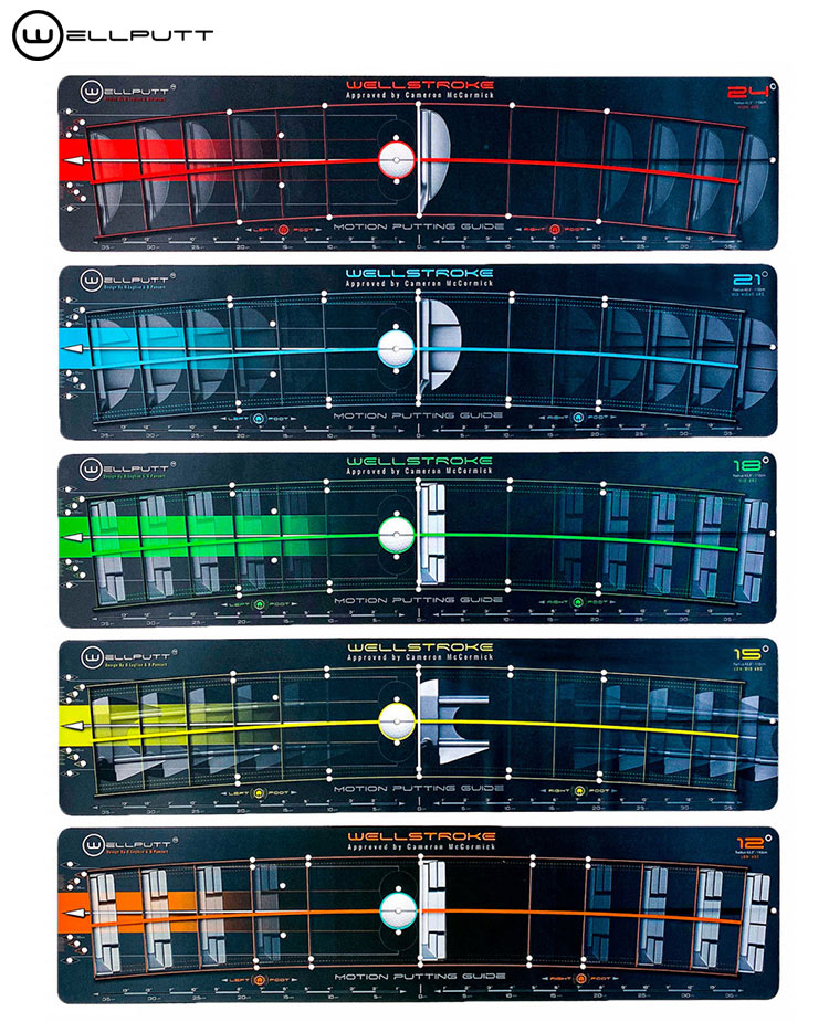 Wellstroke Arc ウェルストローク アーク パターストローク矯正 マット 12度 15度 18度 21度 24度  WLP-WELLSTROKE 練習器具