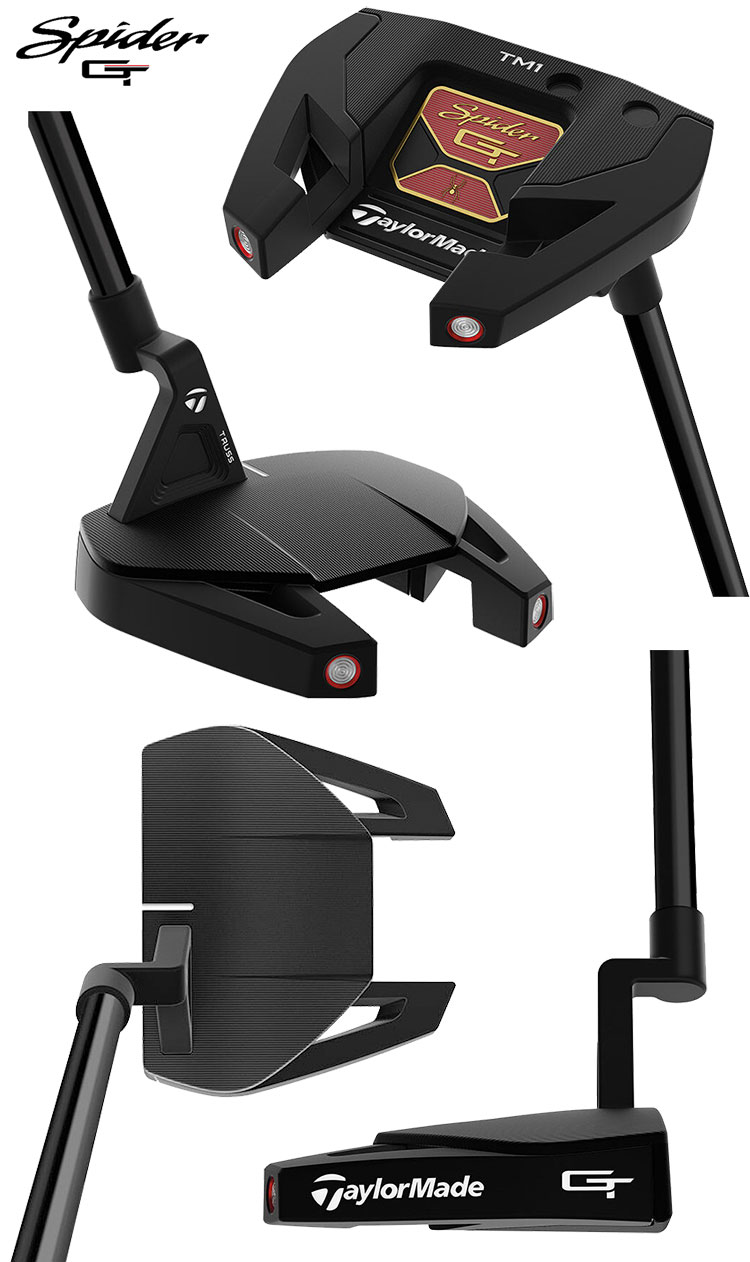 TaylorMade - テーラーメイド　スパイダー GT ブラック TM1 トラスヒール パター TaylorMade テーラーメイド スパイダー GT ブラック TM1 トラス