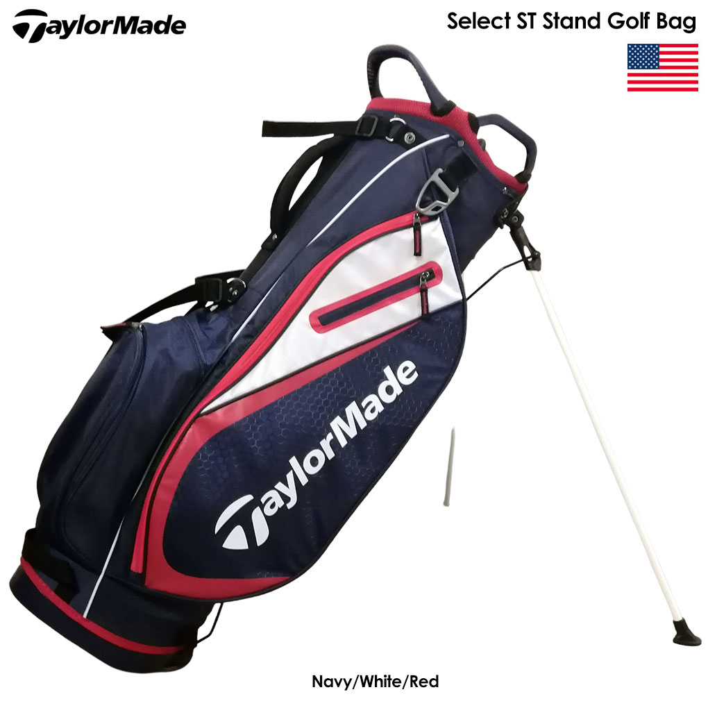 テーラーメイド Select ST Stand Golf Bag 7分割 10型 約2.2kg キャディバッグ スタンドバッグ N7854301  USA直輸入品