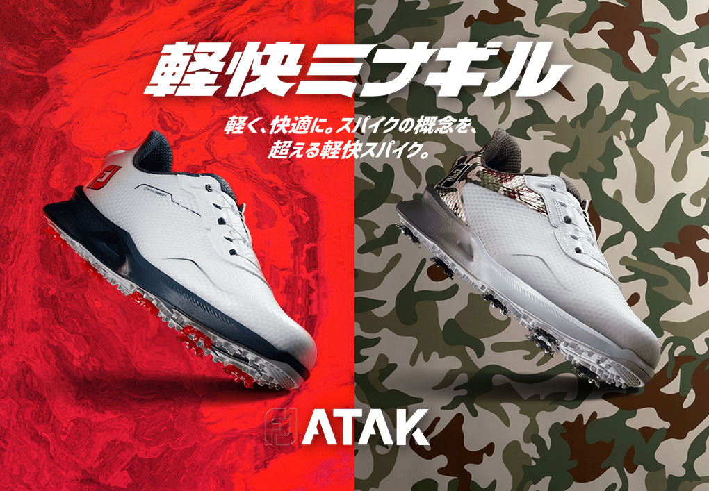 【値下げ】 FootJoy フットジョイATAK BOA ゴルフシューズ FootJoy（フットジョイ） FJ ATAK BOA アタック ボア メンズ スパイク