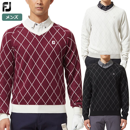 フットジョイ アーガイルVネックセーター FJ-F22-M02 メンズ FOOTJOY 2022秋冬モデル 日本正規品 : 201310000509  : JYPERS(ジーパーズ) - 通販 - Yahoo!ショッピング