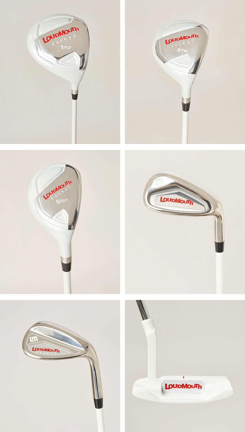 LOUDMOUTH ラウドマウス レディース クラブセット 8.25インチ