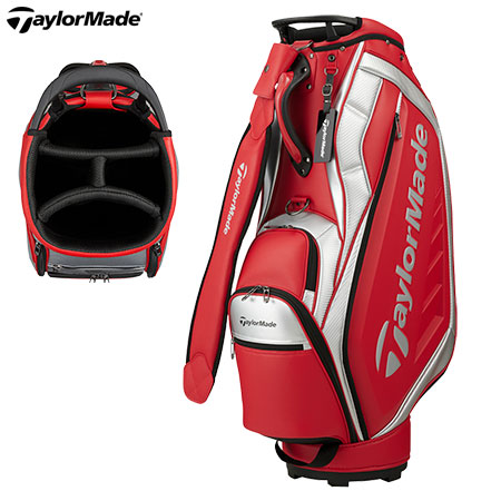 テーラーメイド TM23 オーステック キャディバッグ 9.5型 47インチ対応 TJ083 レッド/シルバー TaylorMade 日本正規品 2023年モデル