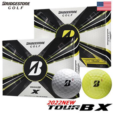 ブリヂストンゴルフ 2022 TOUR B X ゴルフボール 2022年モデル 1ダース（全12球） デシャンボー使用 ツアーB X USA直輸入品【上半期SALE】｜jypers