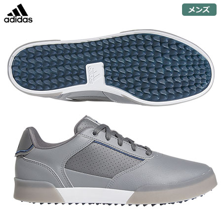 アディダス ゴルフシューズ レトロクロス LIJ25 メンズ スパイクレスシューズ GV6914 adidas 2023年モデル 日本正規品 ADshoes