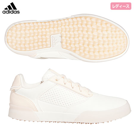 アディダス ゴルフシューズ ウィメンズ レトロクロス LIJ24 レディース スパイクレスシューズ GV6917 adidas 2023年モデル  日本正規品 ADshoes