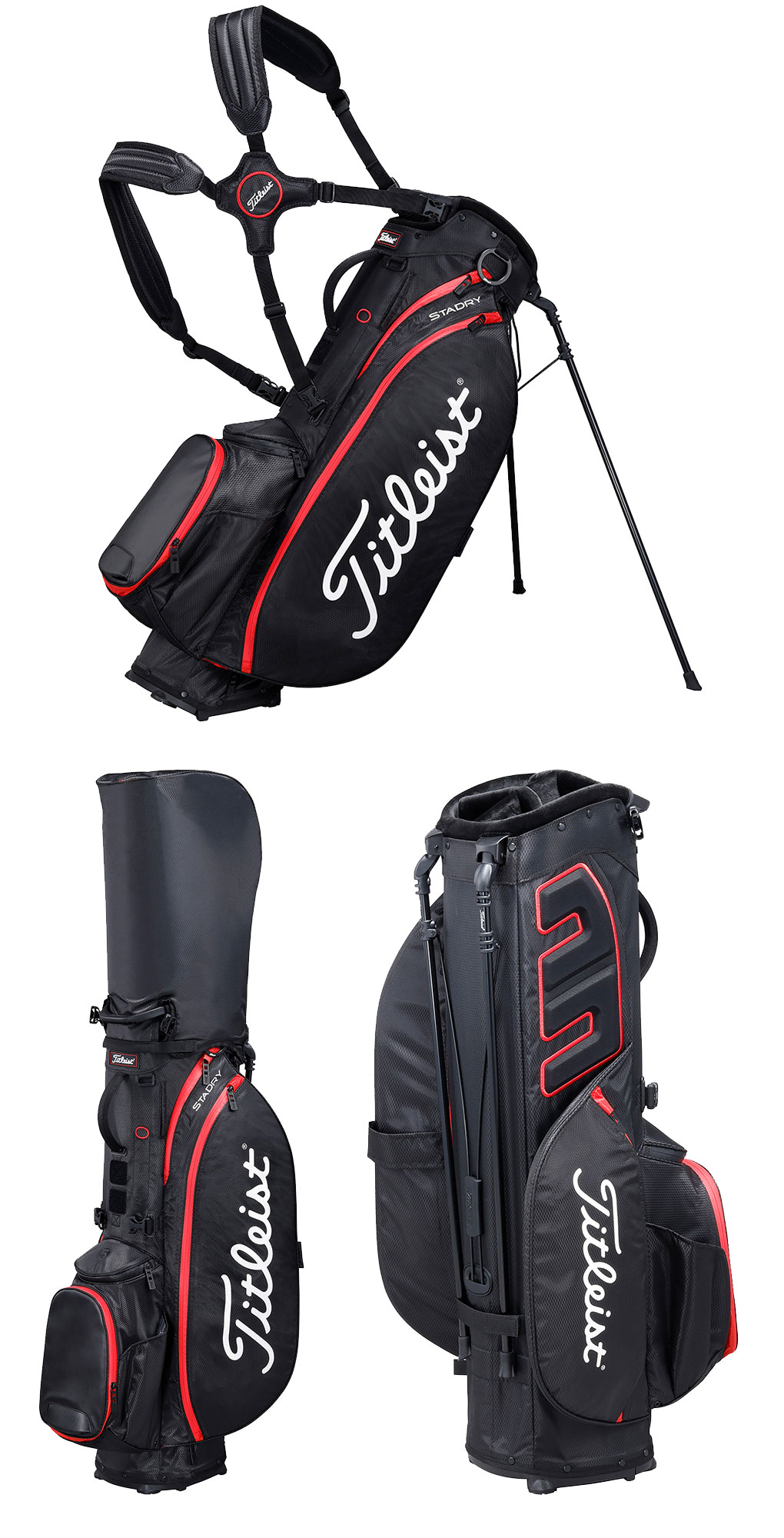 【送料込み】人気商品　タイトリスト 9型 5口枠 ゴルフバッグ Titleist】【軽量アスリートモデル】タイトリスト『キャディ