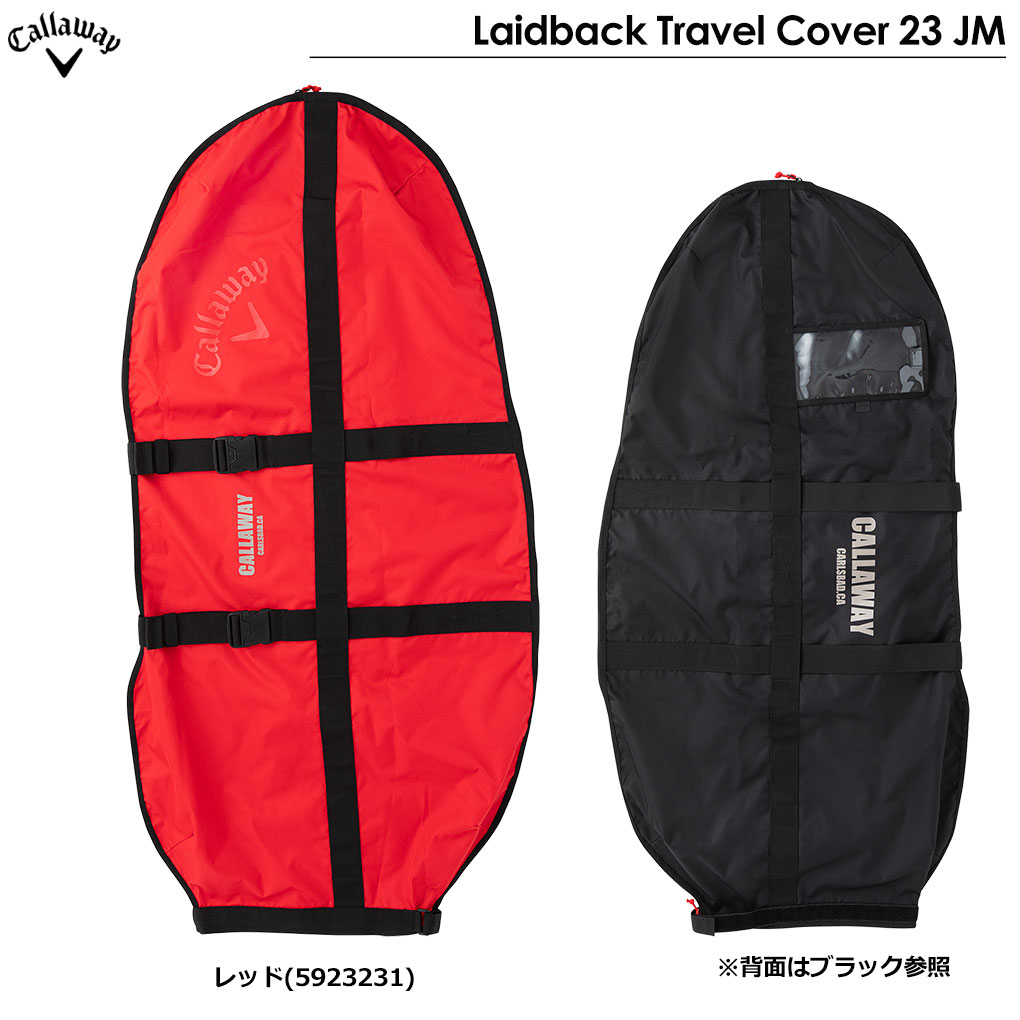 Callaway Laidback Travel Cover 23 JM トラベルカバー レッド