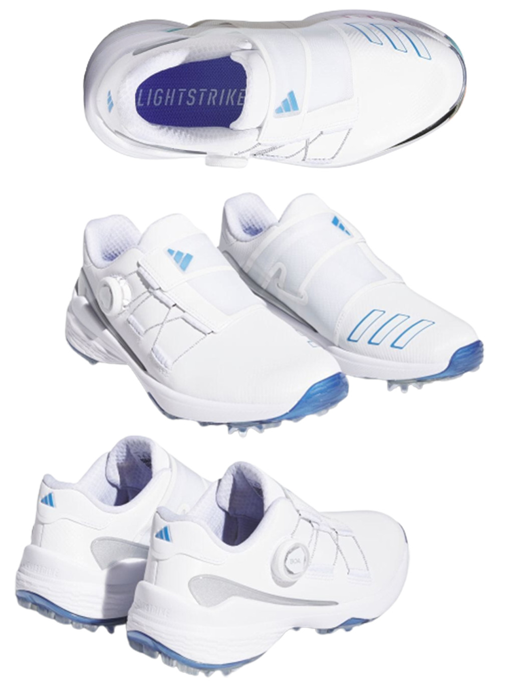 新品未使用 レディースゴルフシューズ 23.0cm2023年モデル adidas（アディダス） 2023 ウィメンズ ゼッジー23 ボア LII02 GZ2171