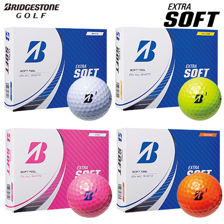 ブリヂストンゴルフ EXTRA SOFT ゴルフボール 1ダース（全12球）BRIDGESTONE GOLF 2023年モデル 日本正規品
