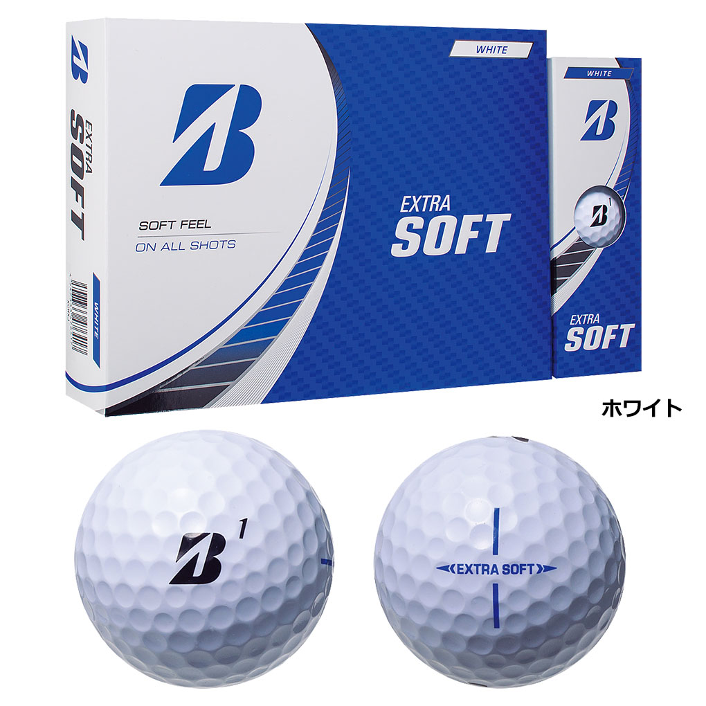 ブリヂストンゴルフ EXTRA SOFT ゴルフボール 1ダース（全12球）BRIDGESTONE GOLF 2023年モデル 日本正規品｜jypers｜02