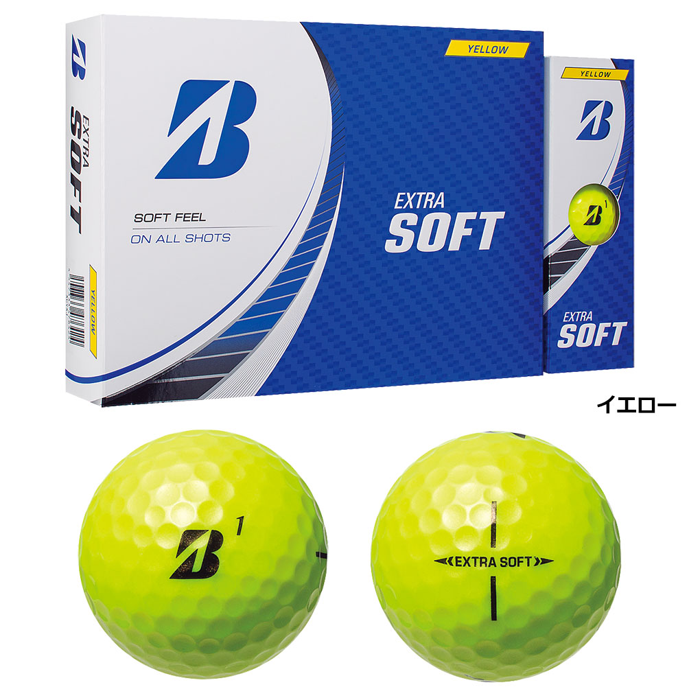 ブリヂストンゴルフ EXTRA SOFT ゴルフボール 1ダース（全12球）BRIDGESTONE GOLF 2023年モデル 日本正規品｜jypers｜03