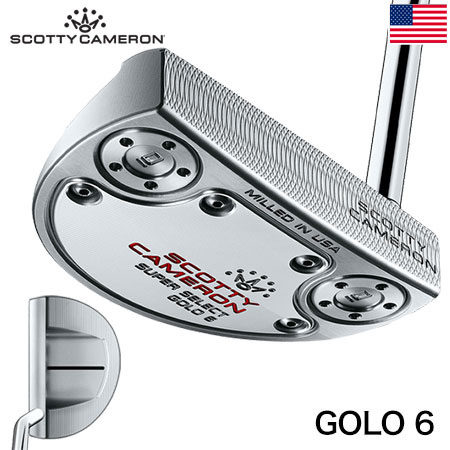 スコッティキャメロン 2023 Super Select GOLO6 パター メンズ 右用 ミッドベントシャフト Scotty Cameron USA直輸入品