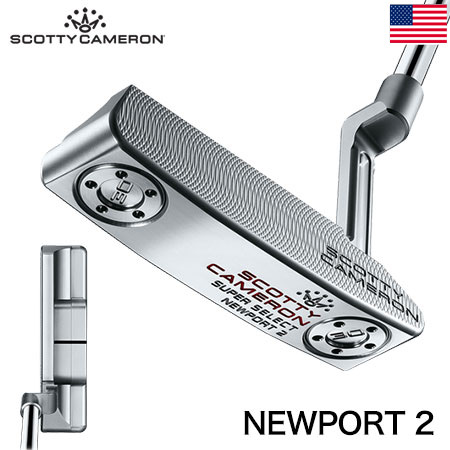 スコッティキャメロン 2023 Super Select Newport2 パター メンズ 右用 アイビーム プラミング Scotty Cameron USA直輸入品