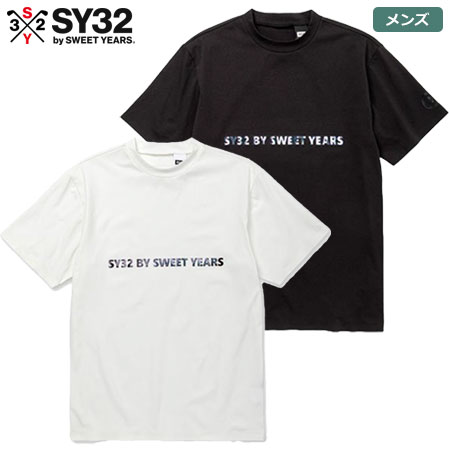 SY32 GOLF SYG-23S23 AURORA LOGO MOCK メンズ 日本正規品 2023春夏モデル