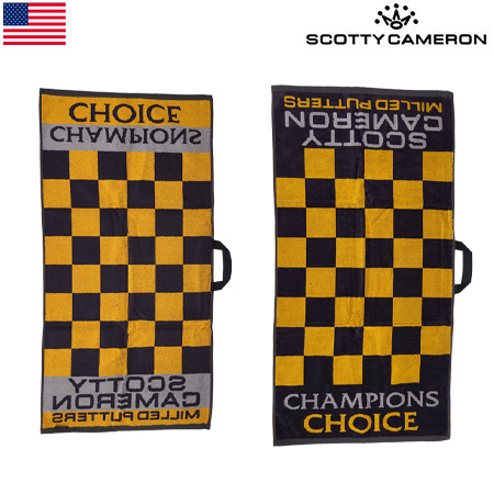 スコッティキャメロン Champion Choice Towel - YELLOW 020974 稀少 レア タオル SCOTTY CAMERON USA直輸入品