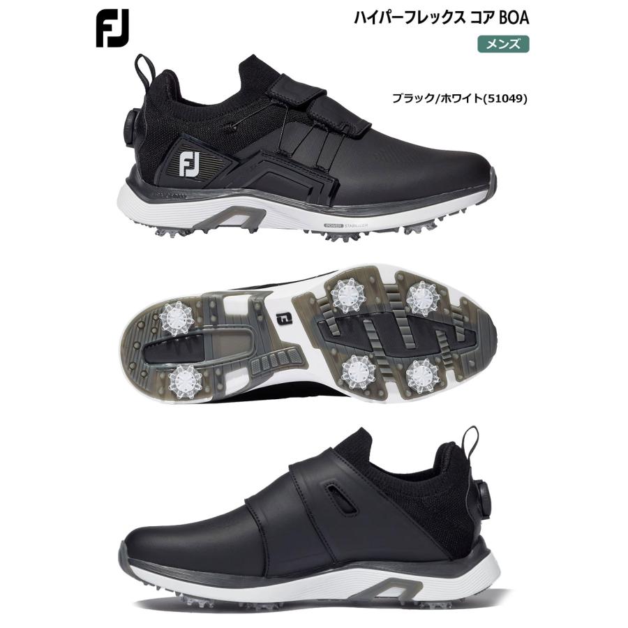フットジョイ FJ ハイパーフレックス コア BOA 51049 メンズ ゴルフシューズ スパイクシューズ FOOTJOY 2023年モデル 日本正規品｜jypers｜02