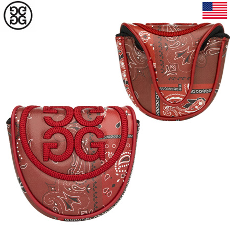 G/FORE 2023 ヘッドカバー パターカバー CIRCLE G'S BANDANA MALLET PUTTER COVER マレット型 ...