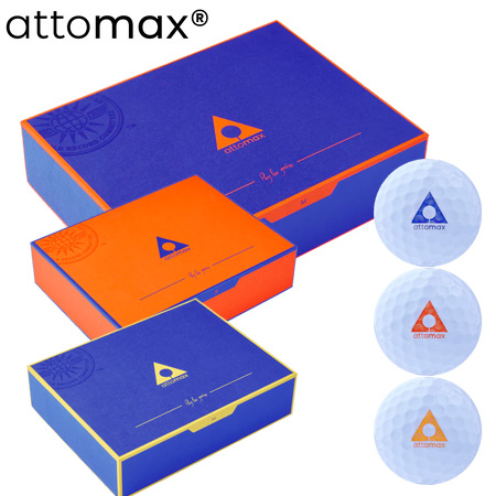 attomax Golf Ball （MEDIUM／SOFT／HARD） 1ダース 12球入 非公認球 USA直輸入品 並行輸入品 アトマックス  メイドインジャパン