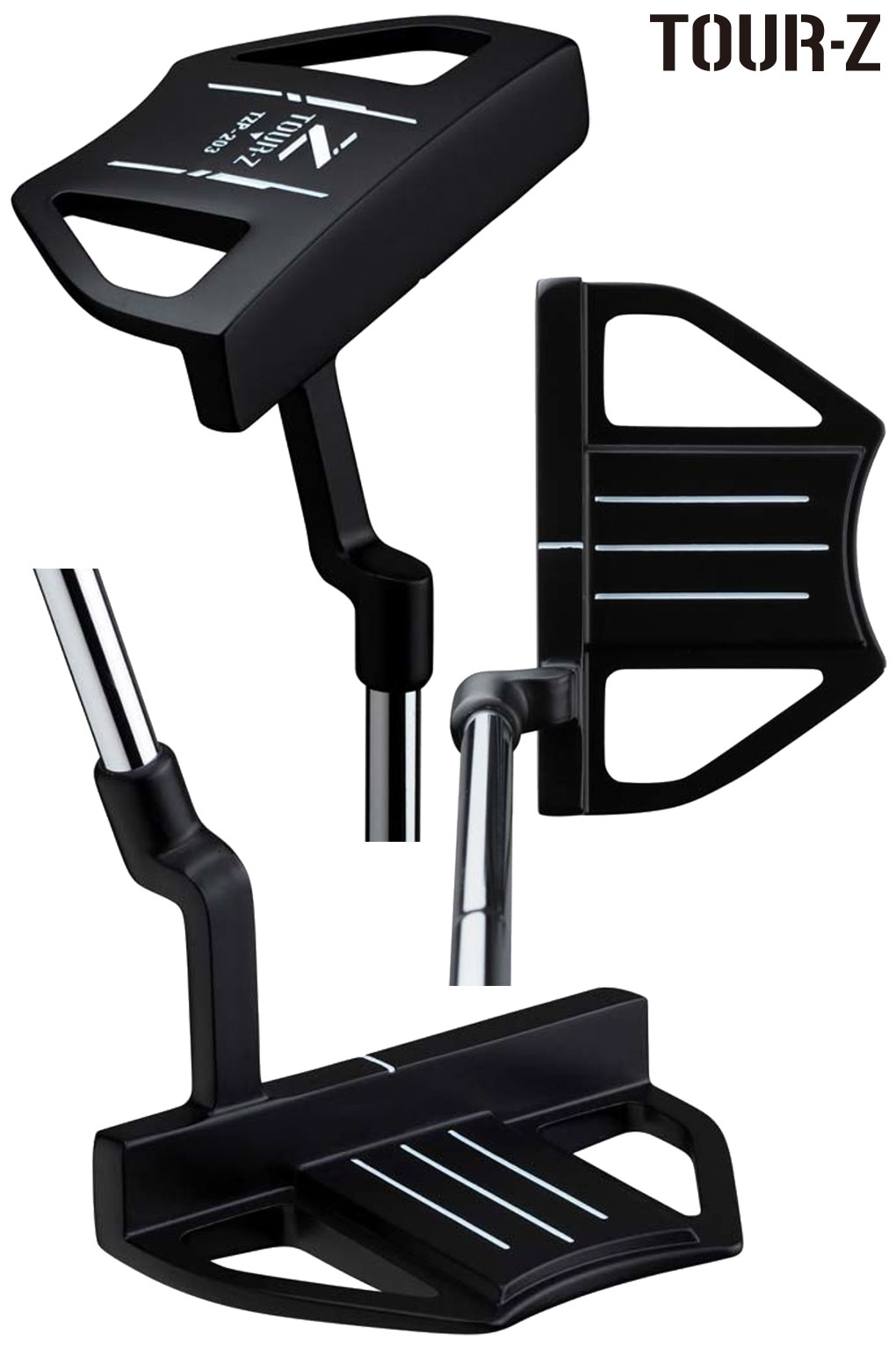 朝日ゴルフ TOUR-Z パター TZP-203 メンズ 右用 ネオマレットタイプ 34